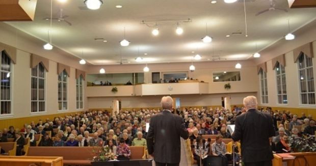 photo of the congregation at Clearbrok MB Church